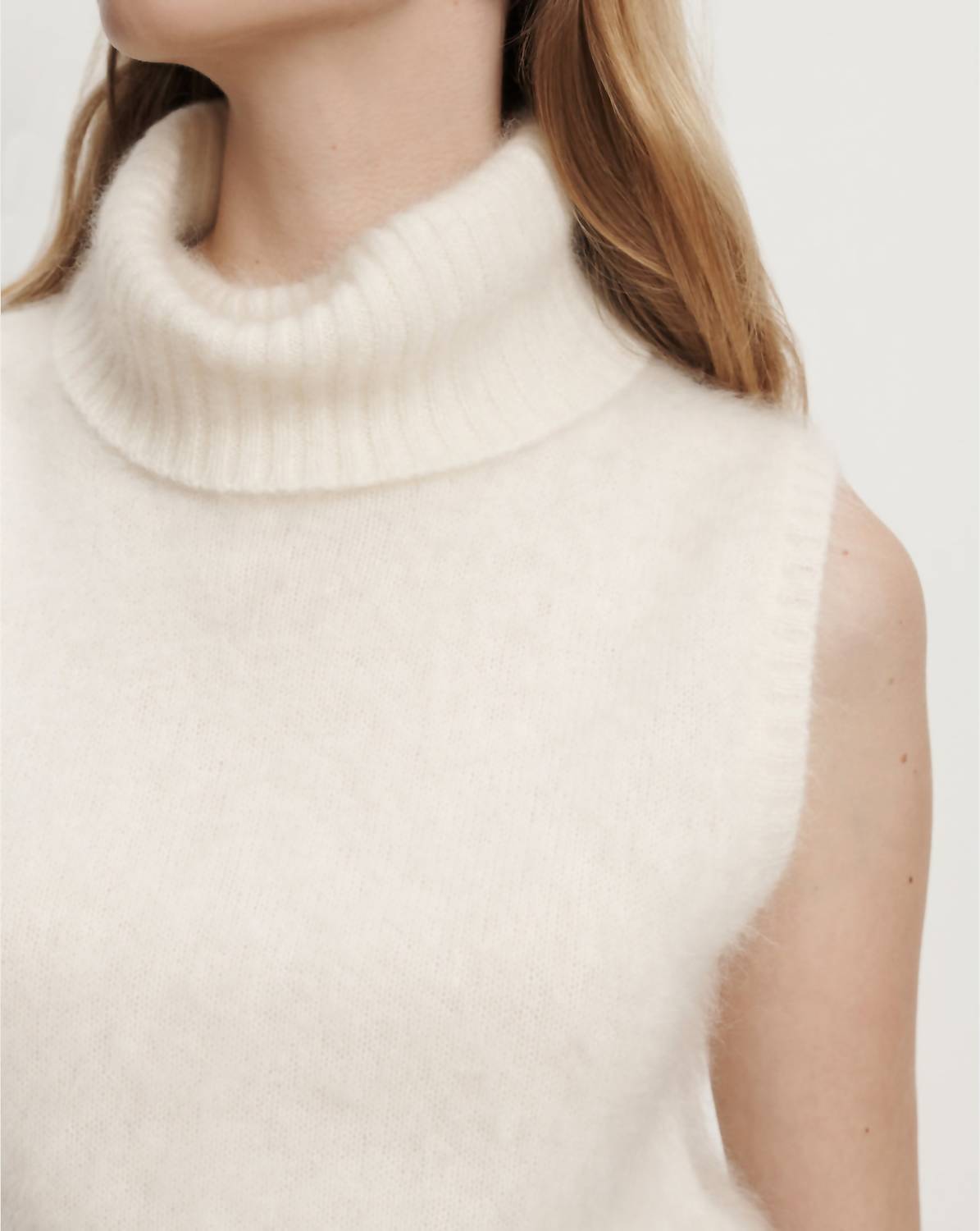 Veronica Beard - Mazzy Brushed Cashmere Sleeveless Sweater