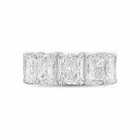Diana M Jewels - Women's Radiant Lab-Grown Diamond Eternity Band (10.00 Ct) - Bold