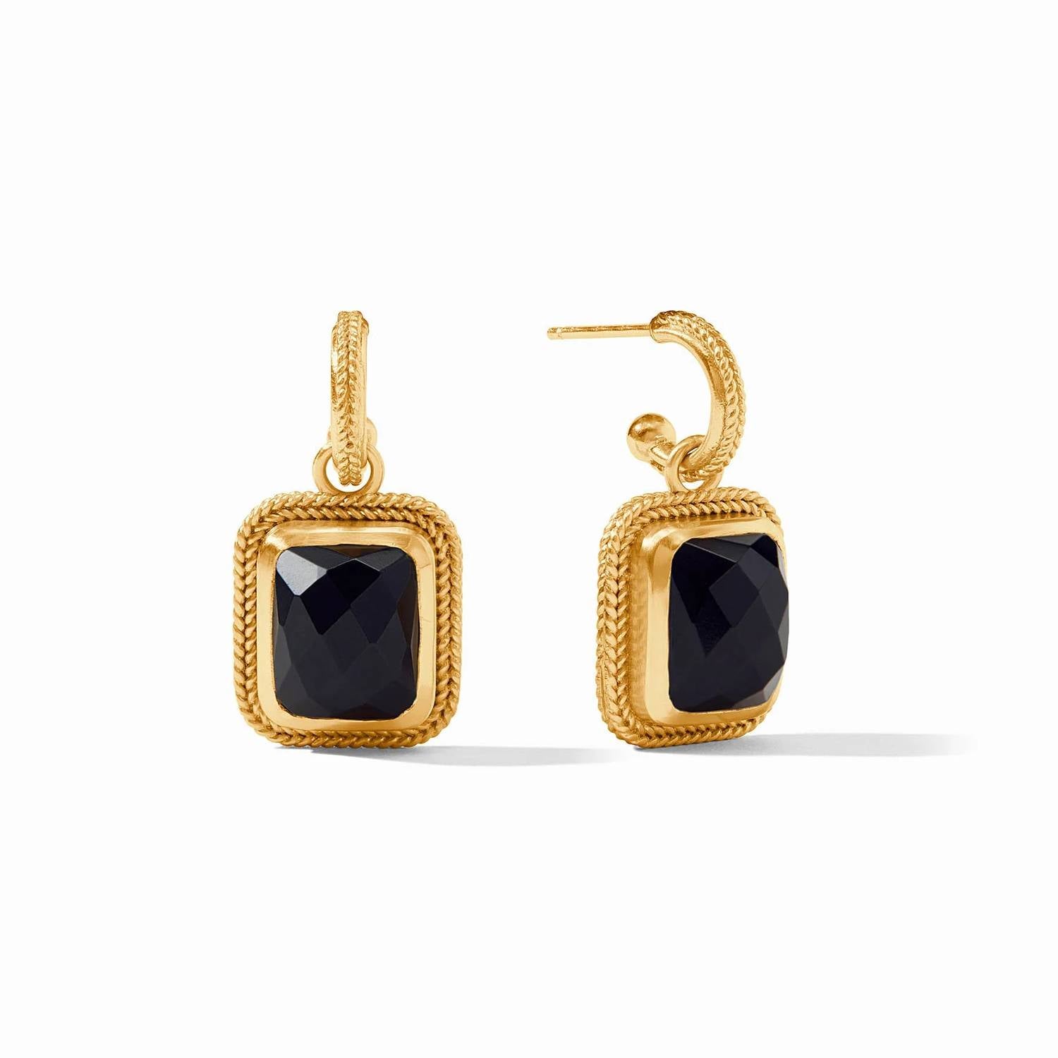 Julie Vos - Women's Cheval Hoop & Charm Earrings