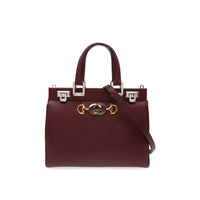 Gucci - Women's Zumi Grainy Leather Top Handle Bag
