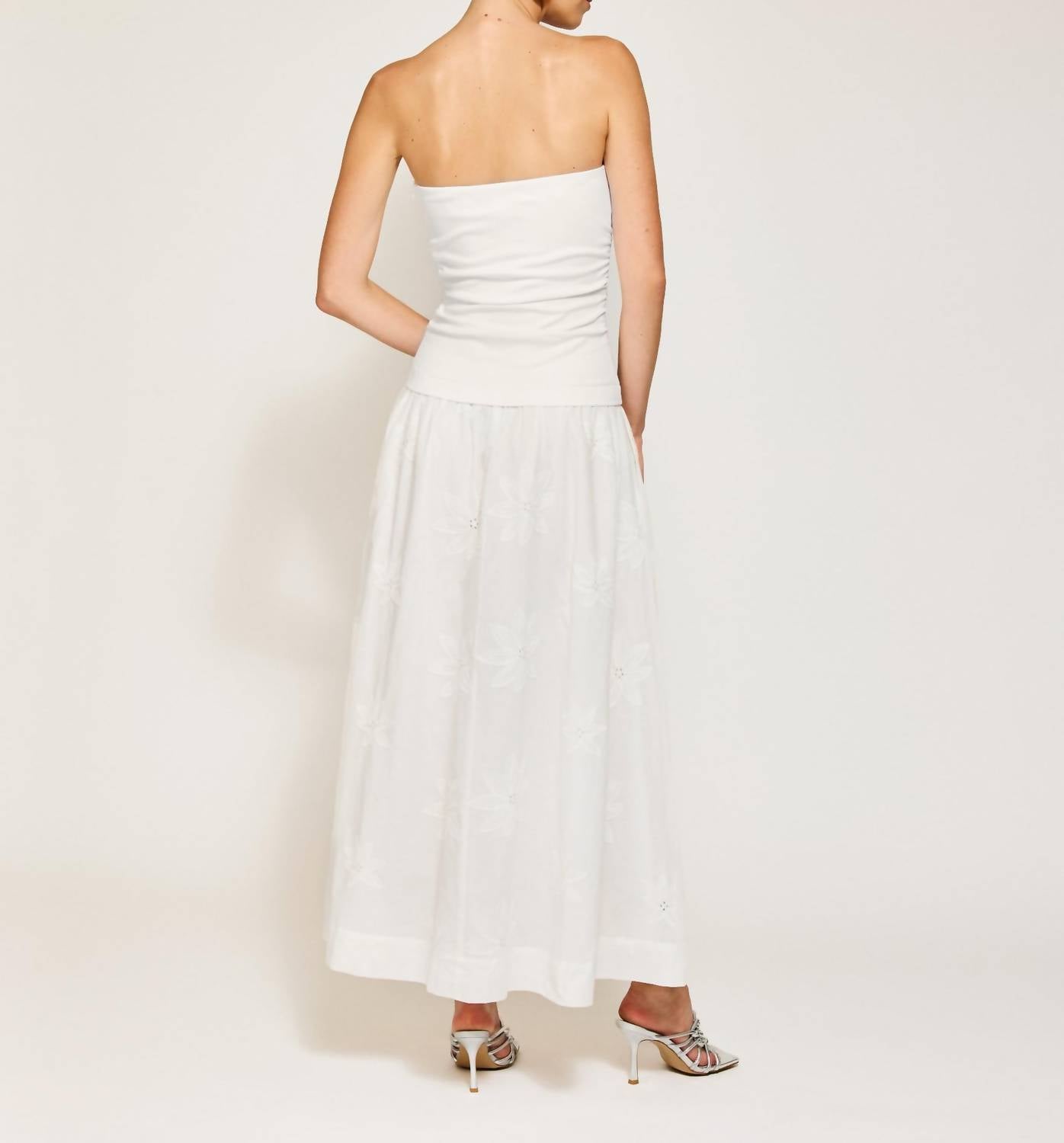 Line And Dot - Emberly Mix- Media Dress