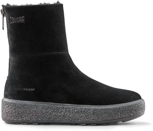 Cougar - Women's Button Waterproof Suede Boot