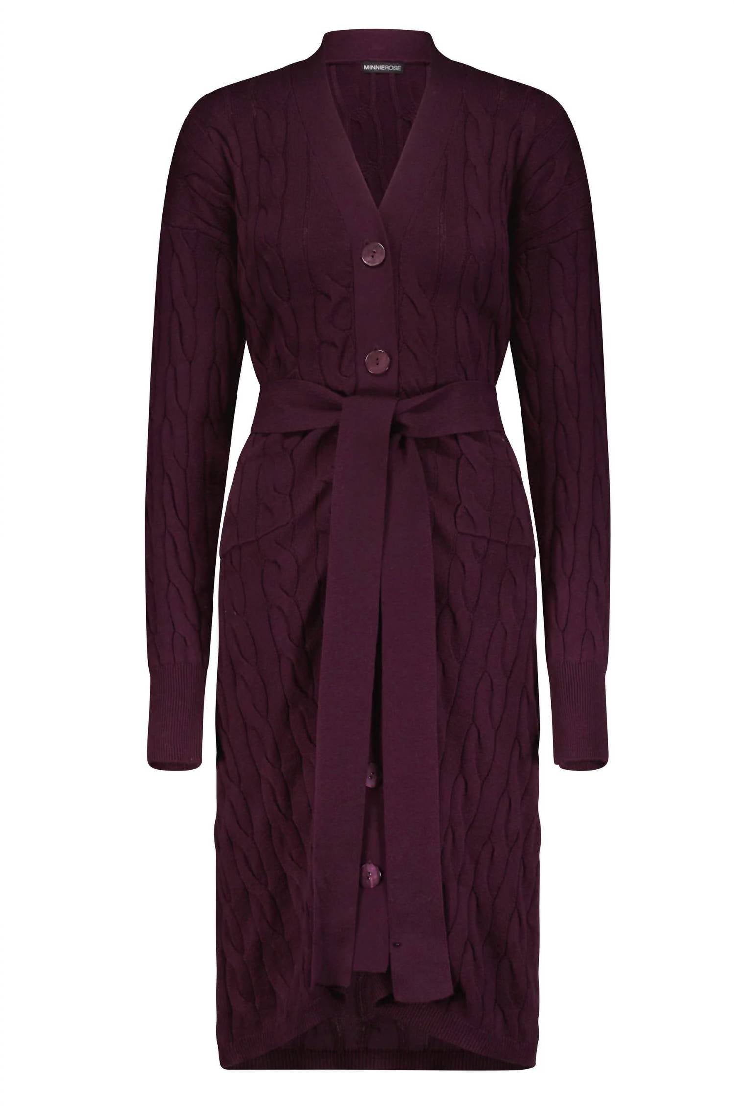 Minnie Rose - Women's Cable Button Duster