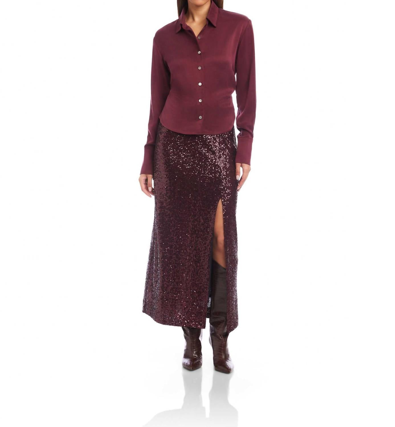 Fifteen Twenty - Tawnie Side Pleat Shirt