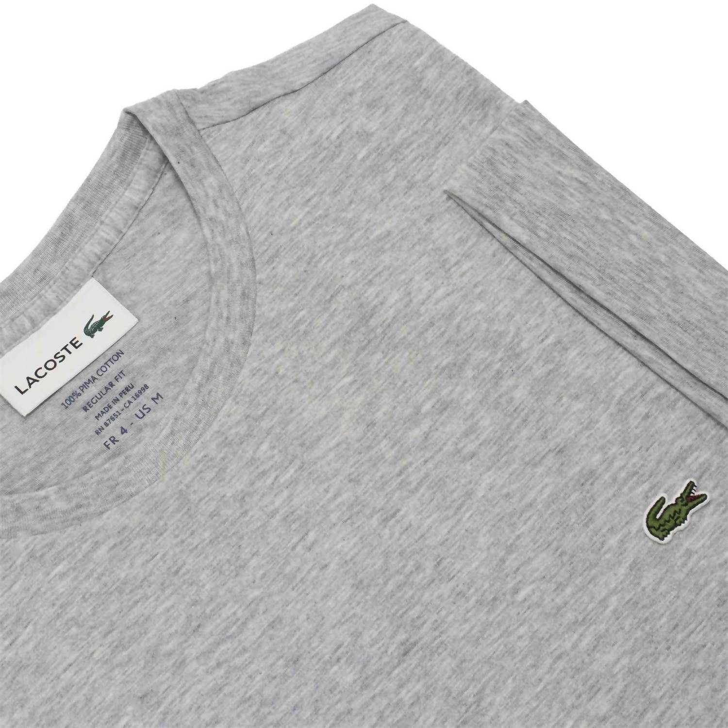 Lacoste - Men's Standard Short Sleeve Pima Crewneck Tee