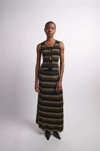 Ganni - Ribbed Merino Tie Top