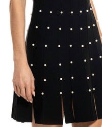Adore - Pearl Detailing Sleeveless Mini Dress