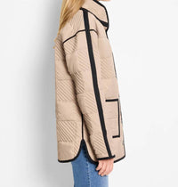 Nic + Zoe - Quilted Check Reversible Barn Coat Jacket
