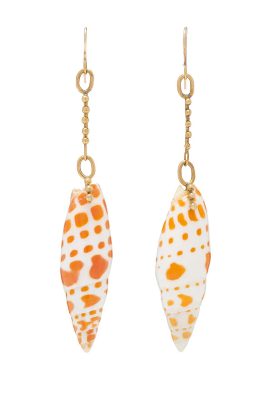 Ulla Johnson - Large Shell Drop Earrings