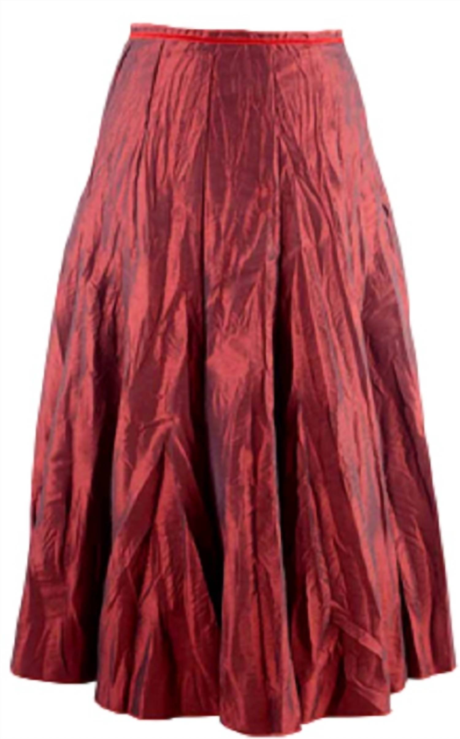 Van Klee - Women's Taffeta Gored Skirt