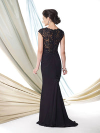 Montage By Mon Cheri - Chiffon Venice Lace Dress