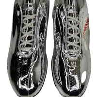 dada supreme Men's Dubbz Chrome Luxury Webb Basketball Sneakers in silver - men's sneaker - alternate view