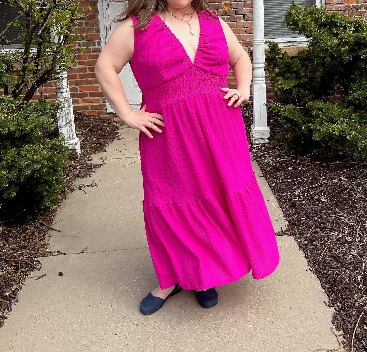 Kylie Paige - Jacquard Malia Midi Dress -plus