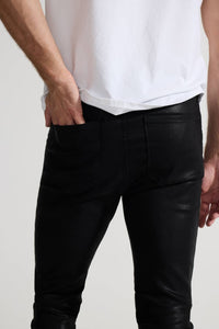 Monfrere - Preston Coated Denim Cargo Pants