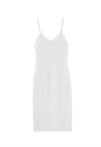 525 America - POINTELLE MIDI DRESS