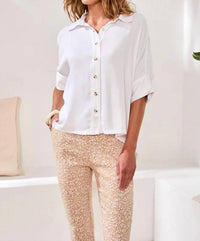 Tribal - Elbow Sleeve Blouse