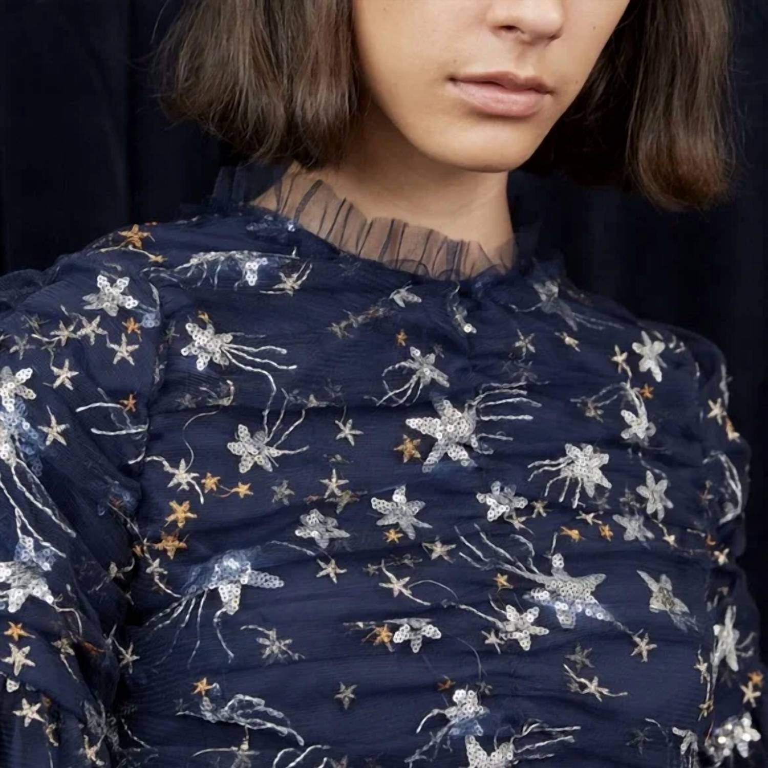 Sister Jane - Shooting Star Embroidered Mini Dress