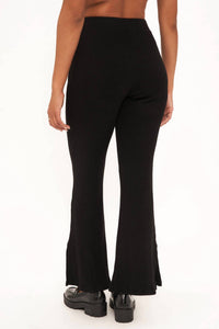 Project Social T - Women's Sure Shot Side Slit Sweater Rib Pant