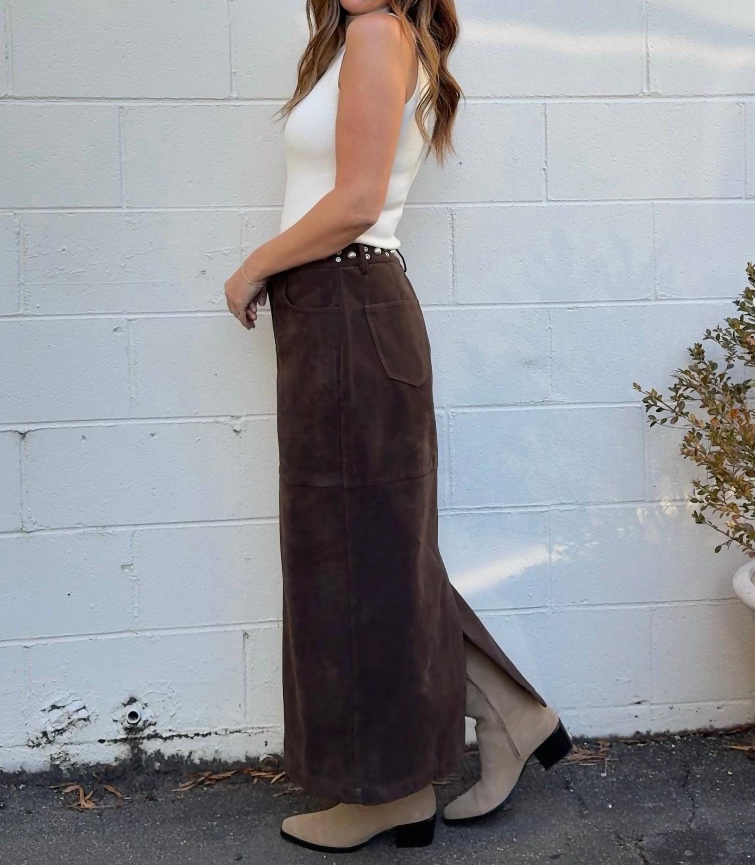 Bailey Rose - Ellianna Embellished Midi Skirt