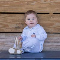 Saltwater Boys Co. - Boy's Signature Long Sleeve Polo Romper