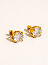Flanerie By Maiq - The Camille Flat Back Earrings