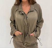 Marrakech - Bali Stretch Cupro Windbreaker Jacket