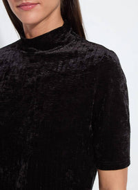 Lysse - Winfred Smocked Velvet Top