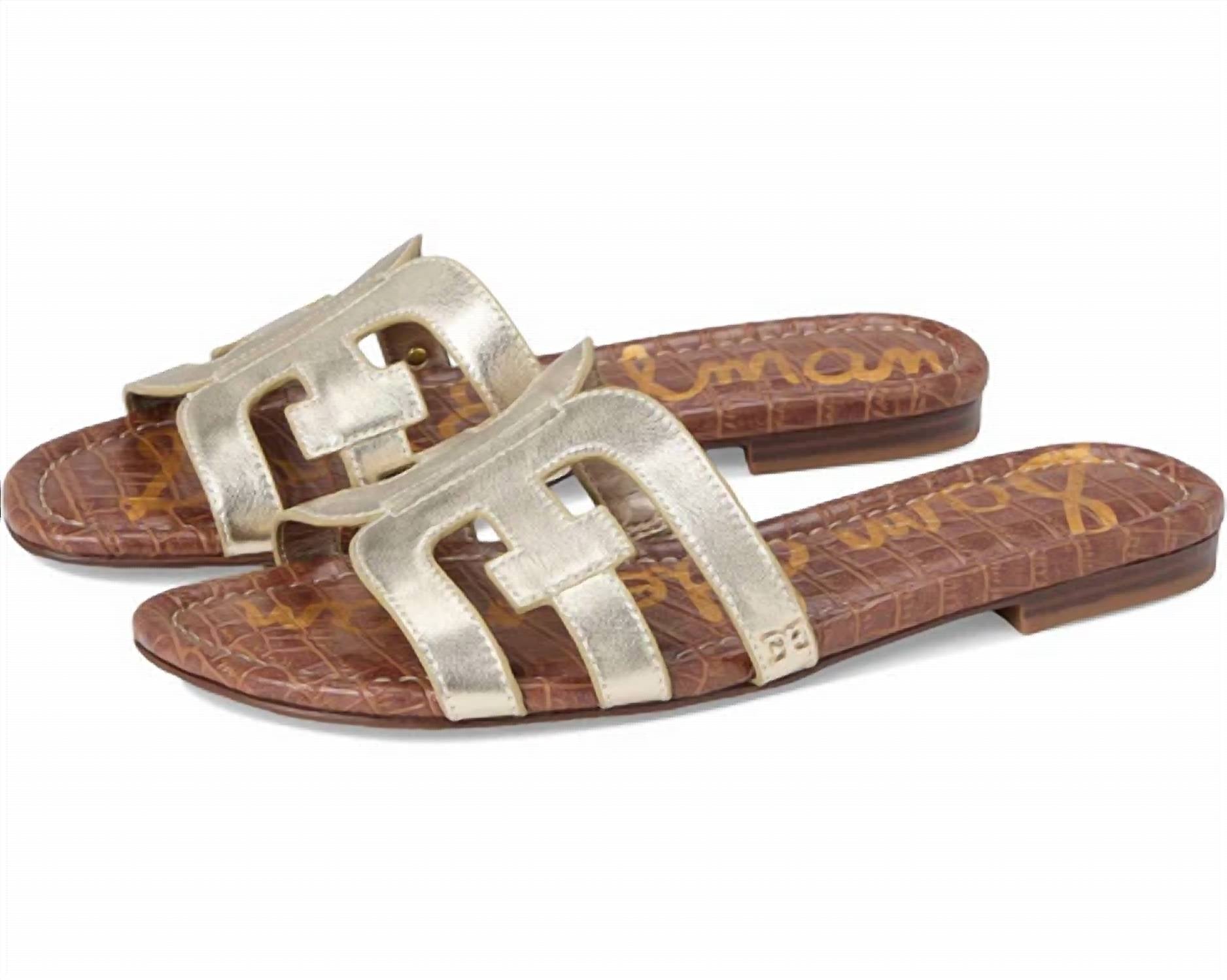 Sam Edelman WOMEN'S BAY SANDAL in gold - women's sandal