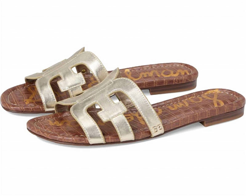 Sam Edelman WOMEN'S BAY SANDAL in gold - women's sandal