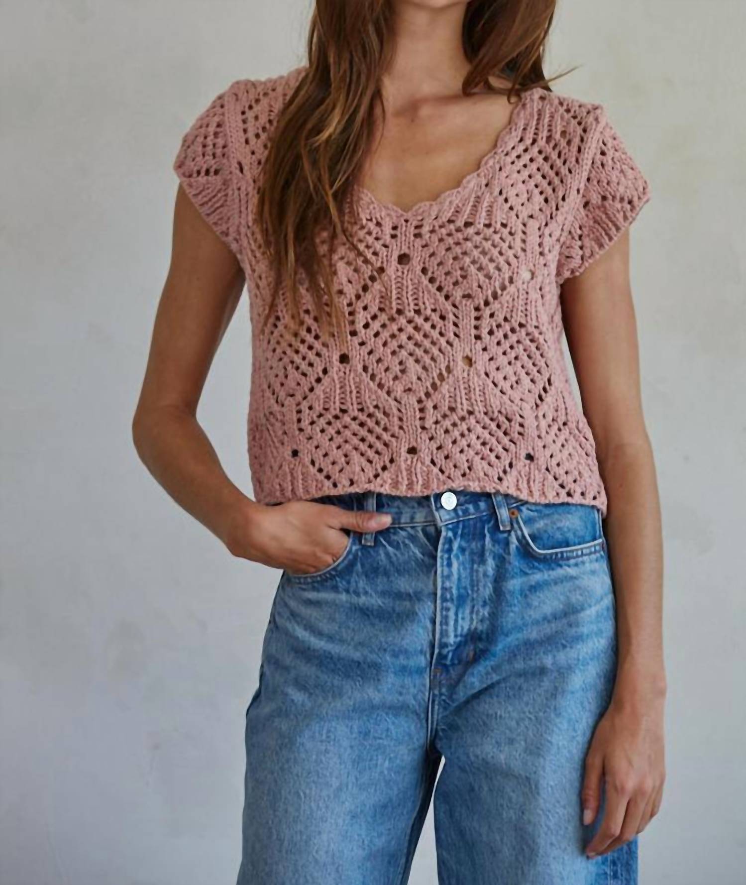 By Together - Kendra Crochet Top