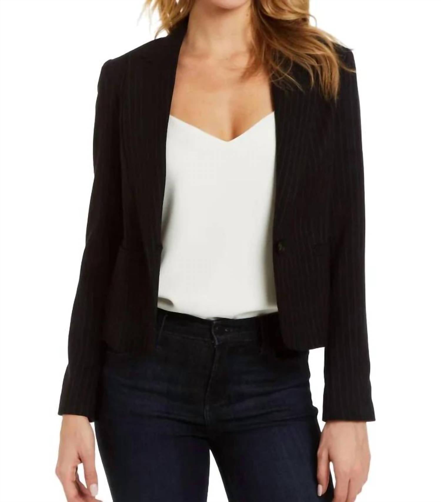 DREW Milo Blazer in black - women's jacket