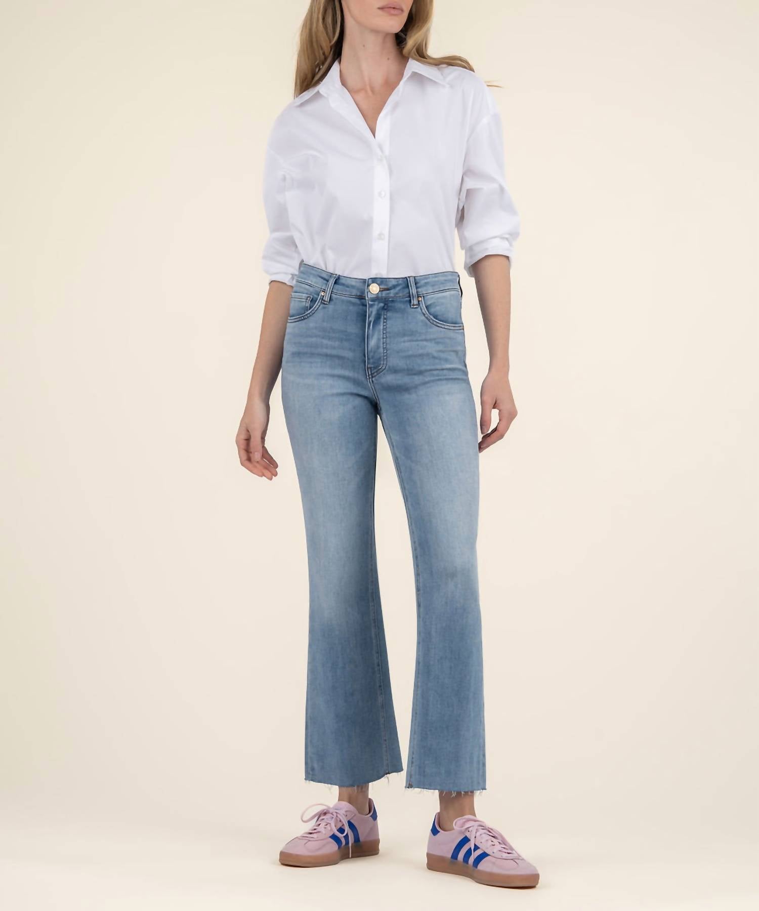 Kut From The Kloth - Kelsey High Rise Ankle Flare Jean