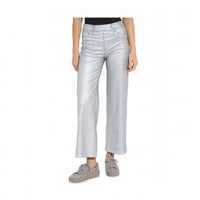 Lysse - Coated High Waist Wide Leg Jeans