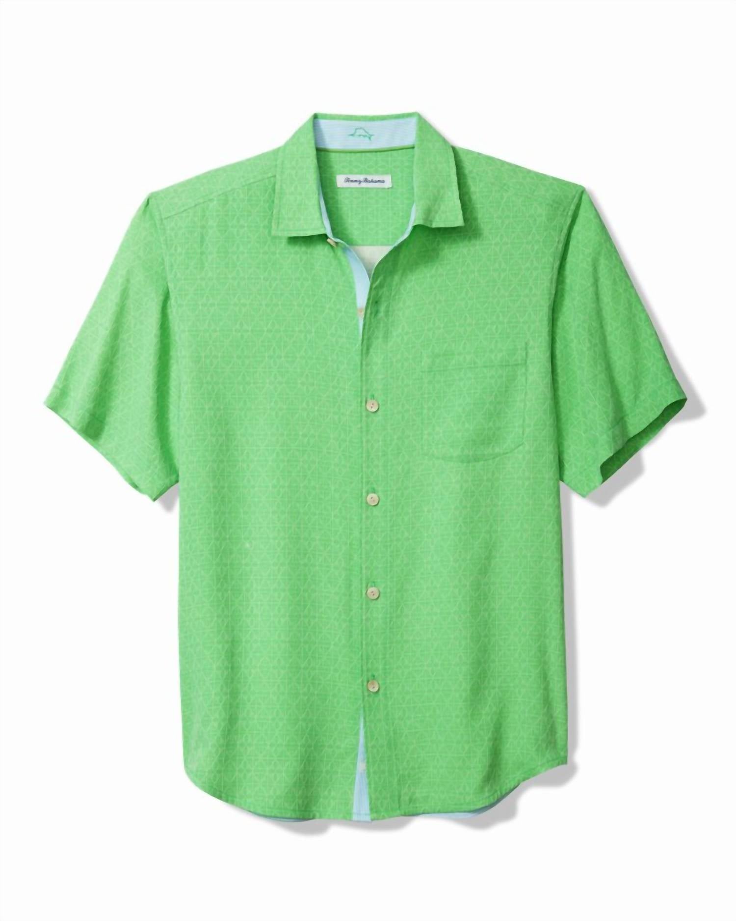 Tommy Bahama - Men's Diamond Point Silk Camp Shirt