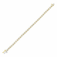 Diana M Jewels - Women's Round Lab-Grown Diamond Tennis Bracelet (28.00 Ct) - Signature