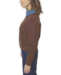 Central Park West - Dash Denim Collar Pullover