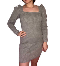 Crossed Arrows Clothing - Puff Sleeve Sweater Dress