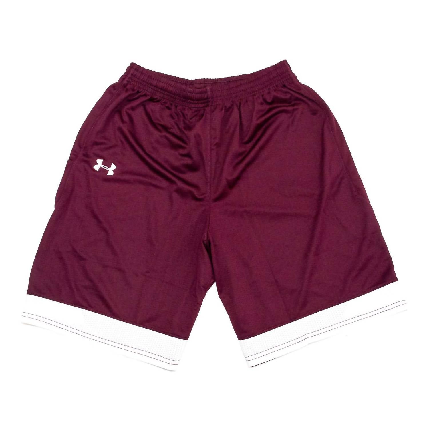 UNDER ARMOUR Men's Stock Toli Shorts in maroon - men's shorts
