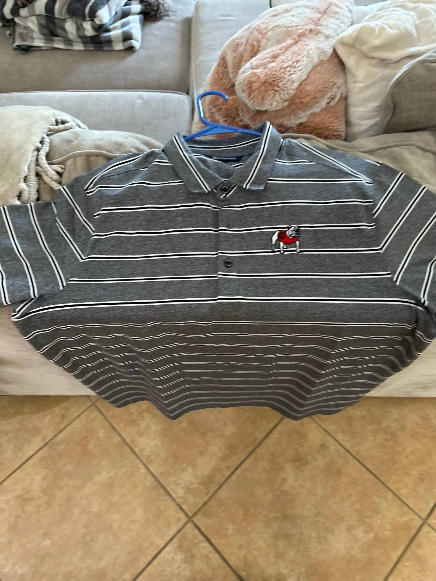 Cutter & Buck - Men's Uga Forge Striped Polo