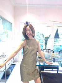 Glam - Shimmer Halter Dress