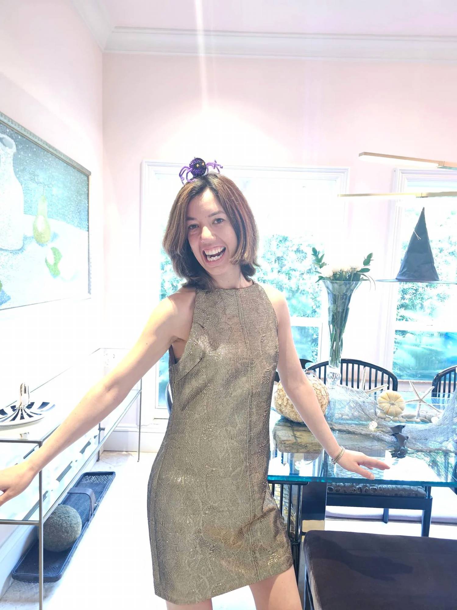 Glam - Shimmer Halter Dress