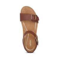 Aetrex - Women's Lexa Quarter Strap Wedge Sandals
