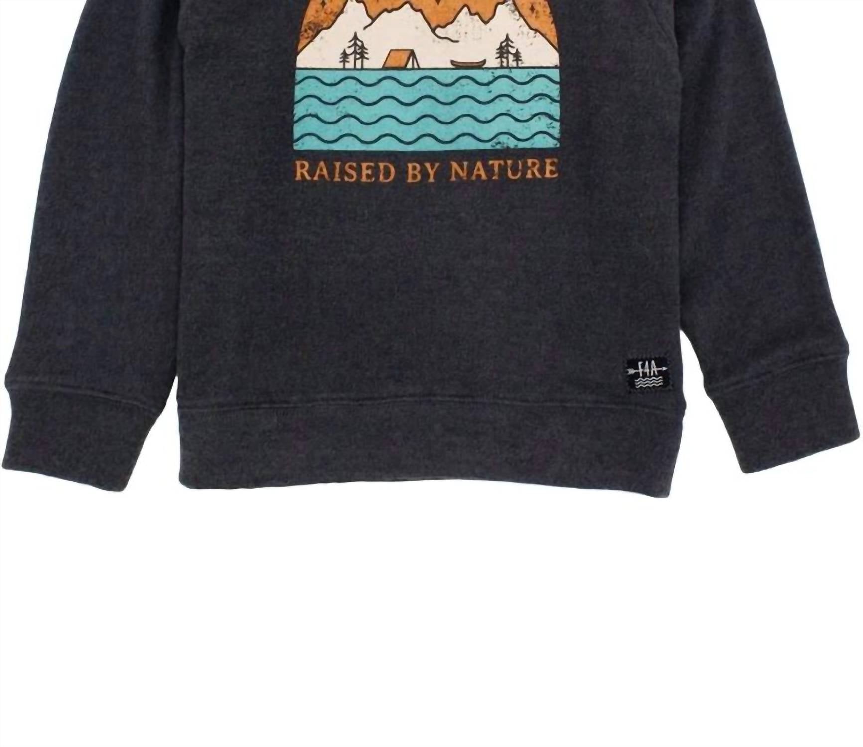 Feather 4 Arrow - Kid's Raised By Nature Hacci Pullover