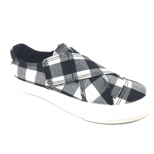 Gypsy Jazz - Women's Plaid Along Sneakers