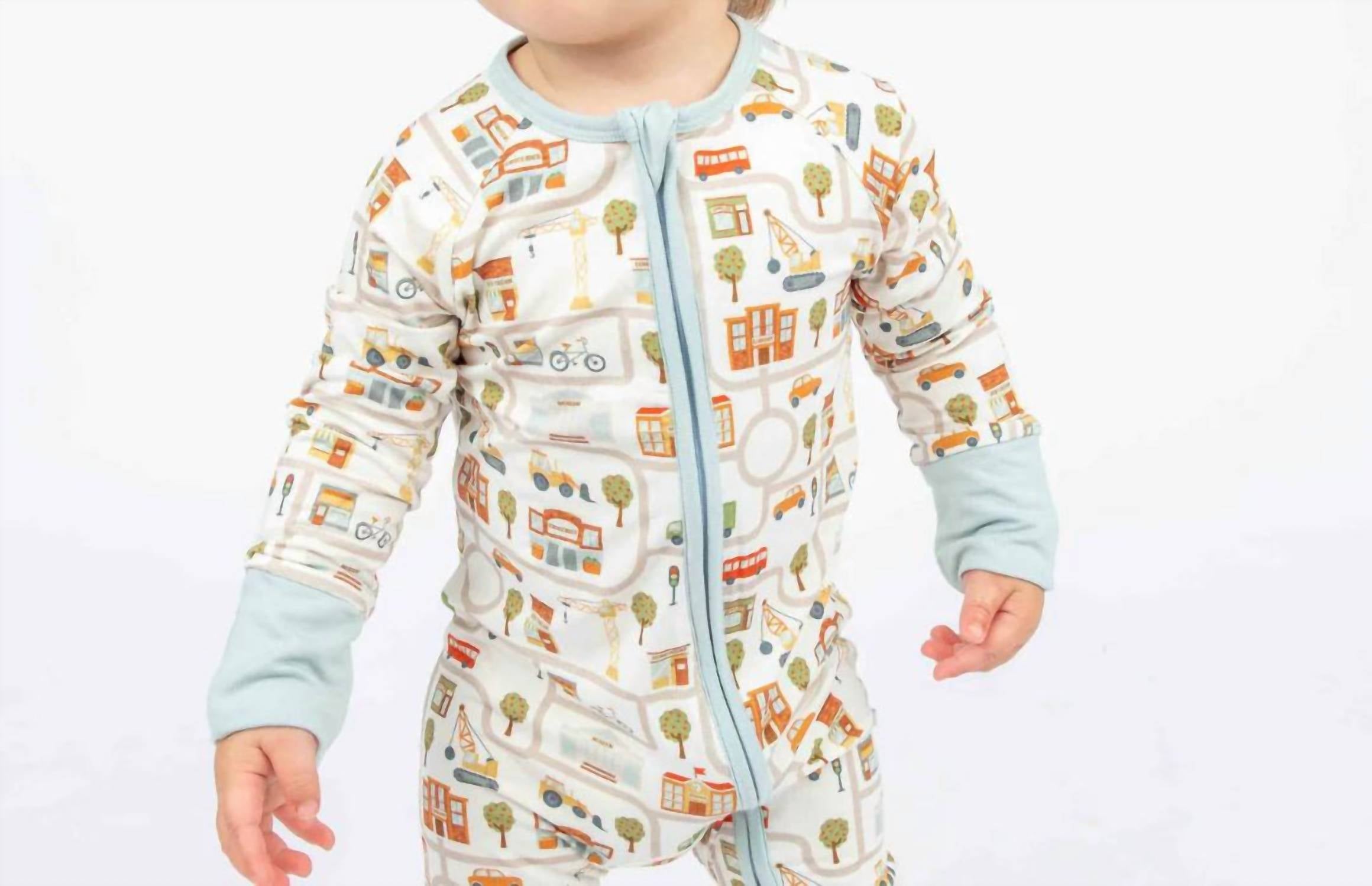 Emerson And Friends - Kid's Let's Go! Bamboo Convertible Baby Pajamas