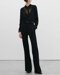 Nili Lotan - Zola Lace Silk Shirt