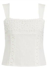 Another Love - Women's Meadow Crochet-inspired Detailing Top