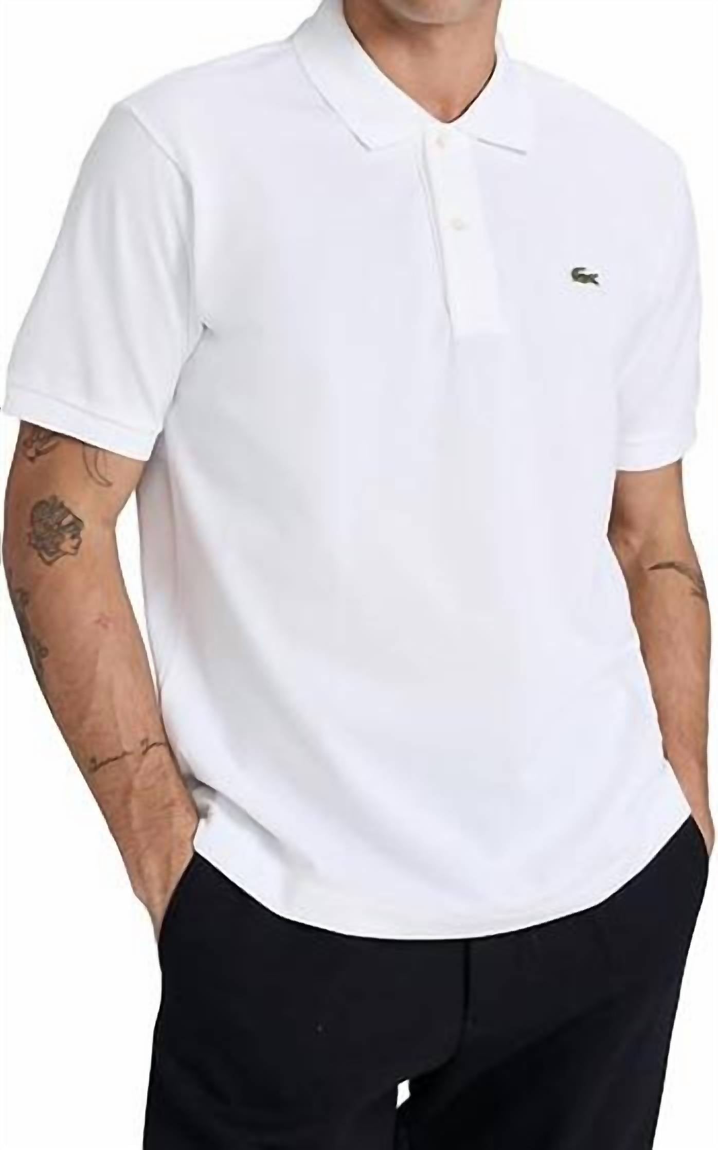 Lacoste - Short Sleeve Pima Jersey Interlock Regular Fit Polo Shirt