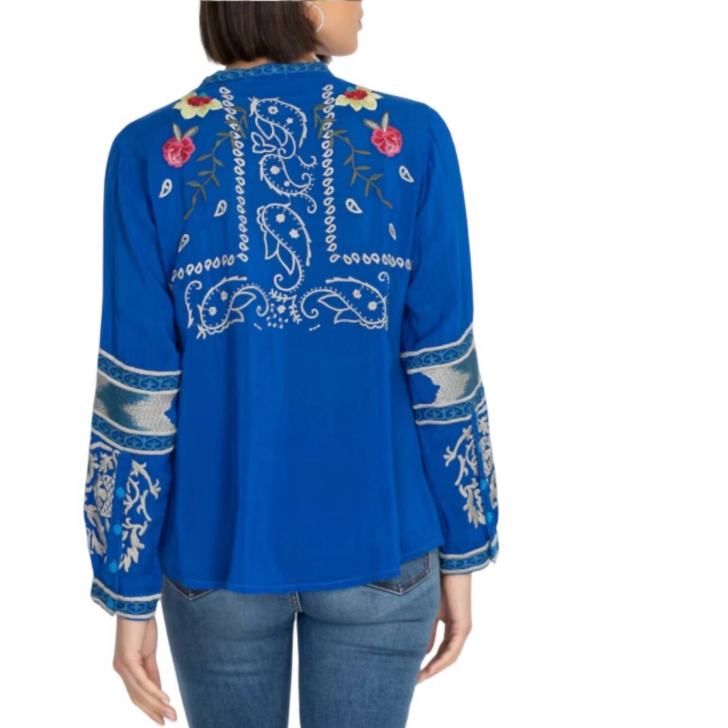 Johnny Was - Tamarind Embroidered Blouse
