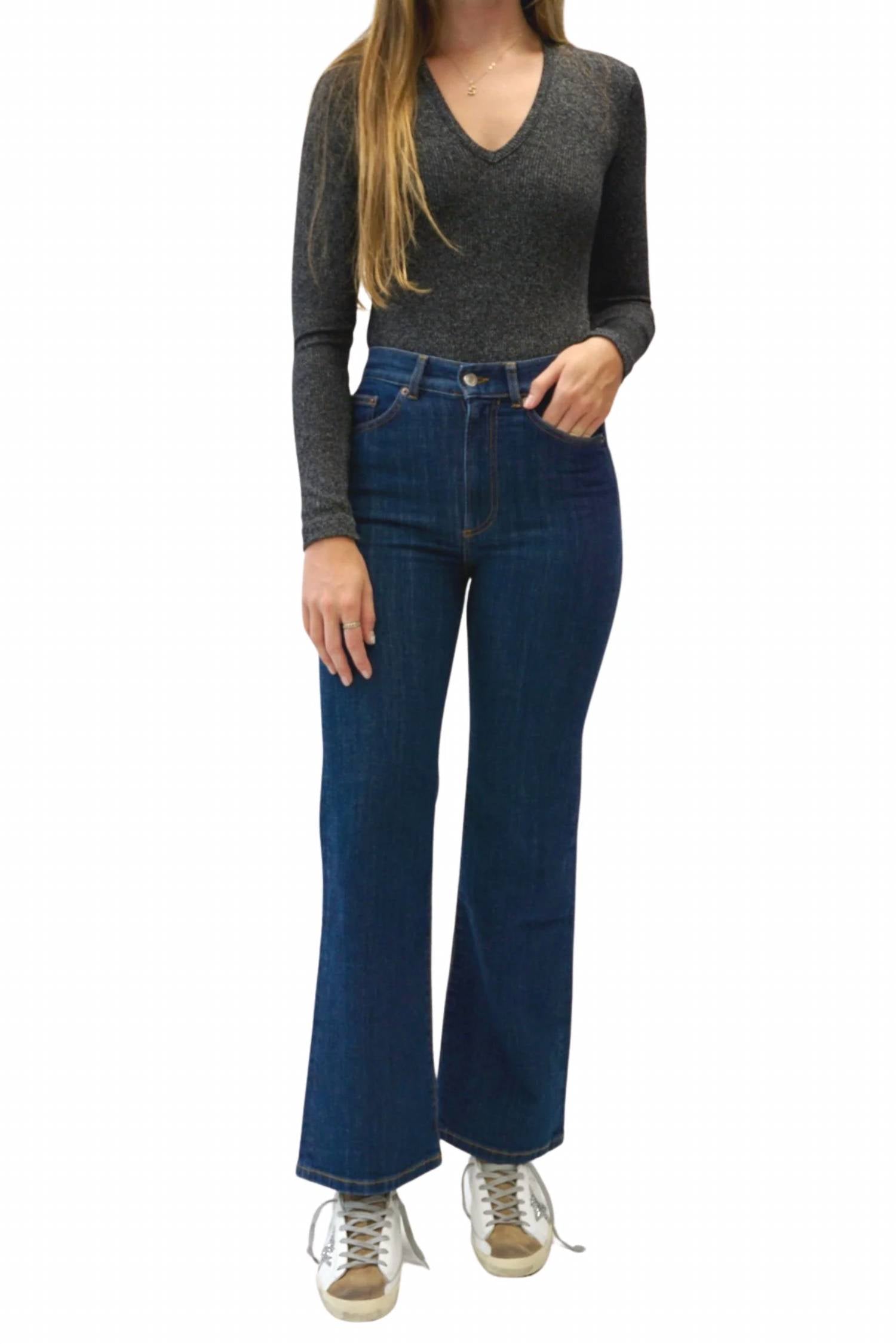 Jeanerica - Pyramid High-rise Flare Jean